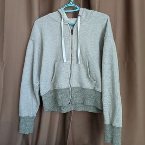Zip Up Cropped Aerie Hoodie